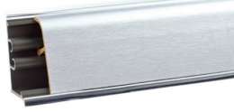 Плинтус KORNER LB-37 Аллюминий сатина - 450 3,0 м. /ФЭ210