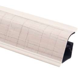 Плинтус REHAU 118 Пергамент (лен) 631124 (4,2 м.) / СКИФ 66 / ФЭ 11509