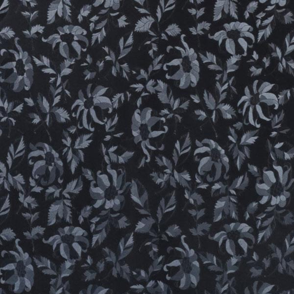 Полотно МДФ глянец Черные цветы 629/1102, 1220*18*2795мм,1-стор.