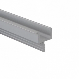 Врезной С профиль для фасадов /011Т алюминий матовый., 4,1м