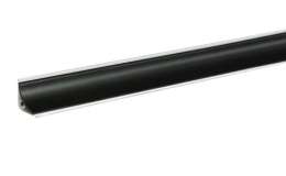 Плинтус KORNER LB-38 Черный матовый- 381/6051 3,0 м. (ст.арт.459)