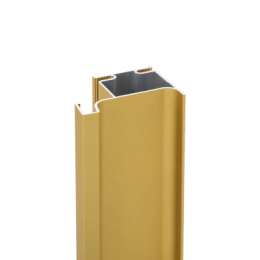 Алюм. вертикальный L профиль золото (желтое) матовый 4,7м