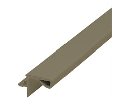 Врезной профиль16 мм для верхнего корпуса  никель матовый 4,1м