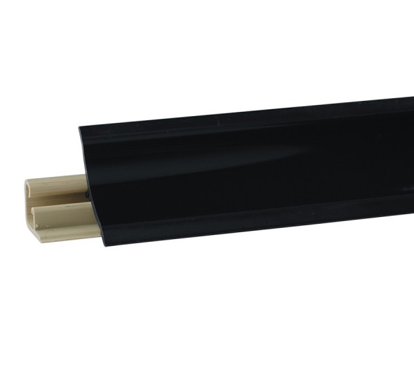Плинтус KORNER LB-23 Черный матовый - 12 RUS 3,0 м/ФЭ 619