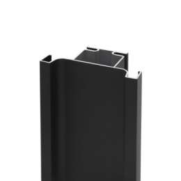 Алюм. вертикальный C профиль промежуточный 1146L черный 3,0 м