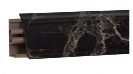 Плинтус KORNER LB-38 Мрамор марквина черн.глянец 6094