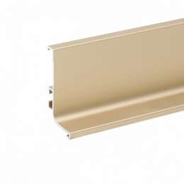 Алюм.горизонтальный L профиль дл. 4,1 м. золото (кремовый теплый) матовый 