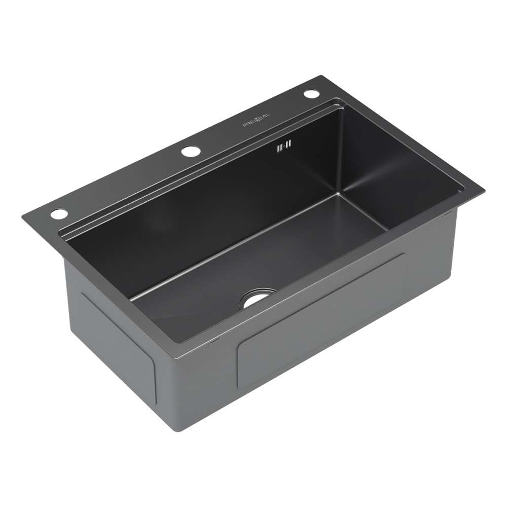 Prodigy Мойка DISPLAY 6845 графит с корзиной 