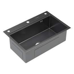 Prodigy Мойка DISPLAY 6845 графит с корзиной 